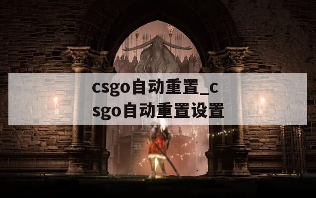 csgo自动重置_csgo自动重置设置